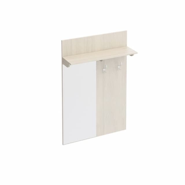 Вешалка настенная с зеркалом и полкой Юнитекс МОДЕНА МО 722 дуб шамони