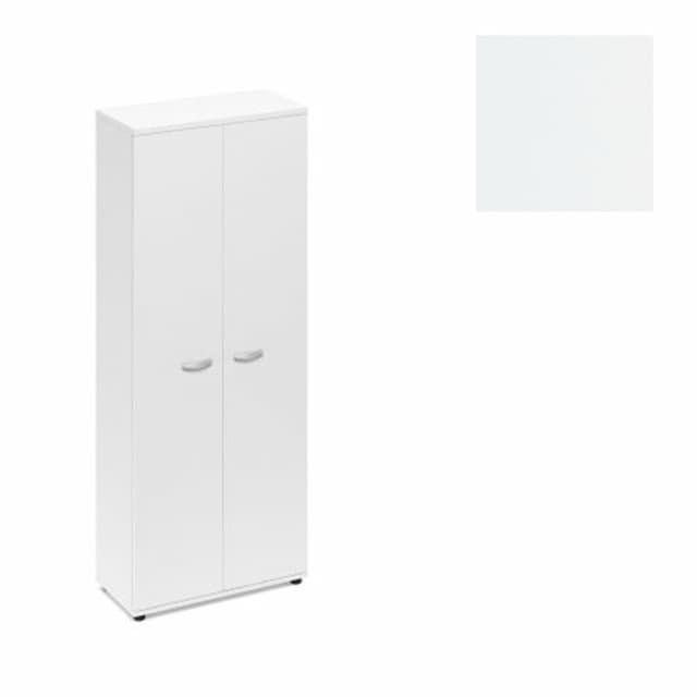 Шкаф для документов закрытый Юнитекс А4 (78x36.4x193) А4 9372 БП белый премиум