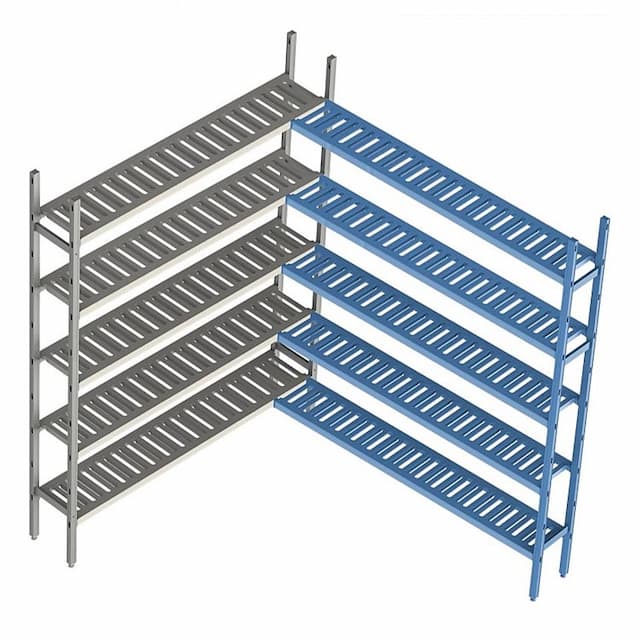 Стеллаж модульный угловой дополнительный POLAIR LOAD.ME POLY 18AL.5PP40.12C