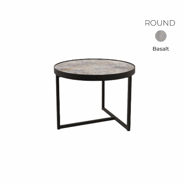 Стол журнальный круглый Алсав 21ROUND.006 Basalt