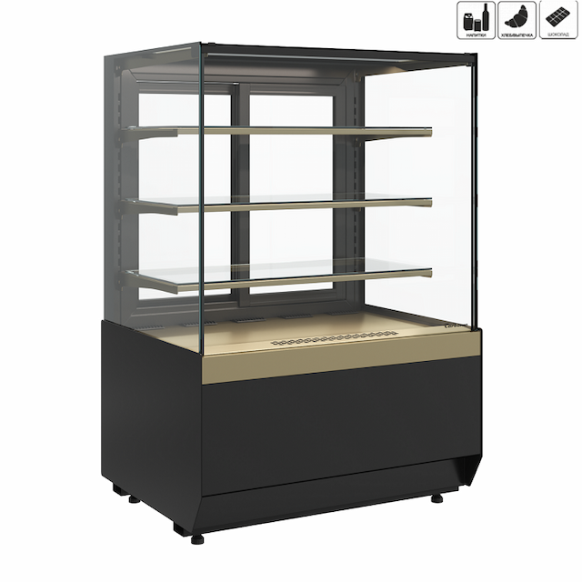 Витрина холодильная Carboma KC70 VM 1,3-1 LIGHT (версия 2.0) (9005-0109)