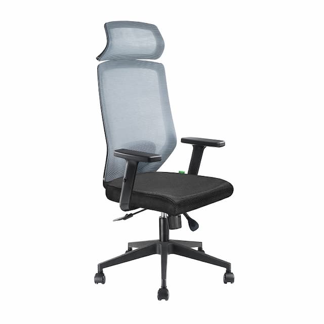 Кресло офисное Riva Chair Bronte (A755 Luxe) серый