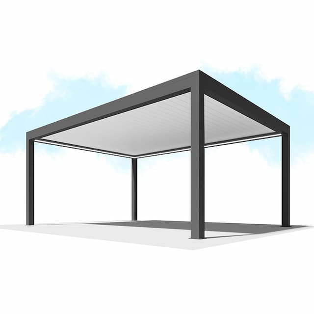 Пергола Сити-Форм Pergola В500-25П Bioclimatic с поворотными ламелями ЛАМЕЛЬ 250 X 53 (6,0х2,5) 1 модуль