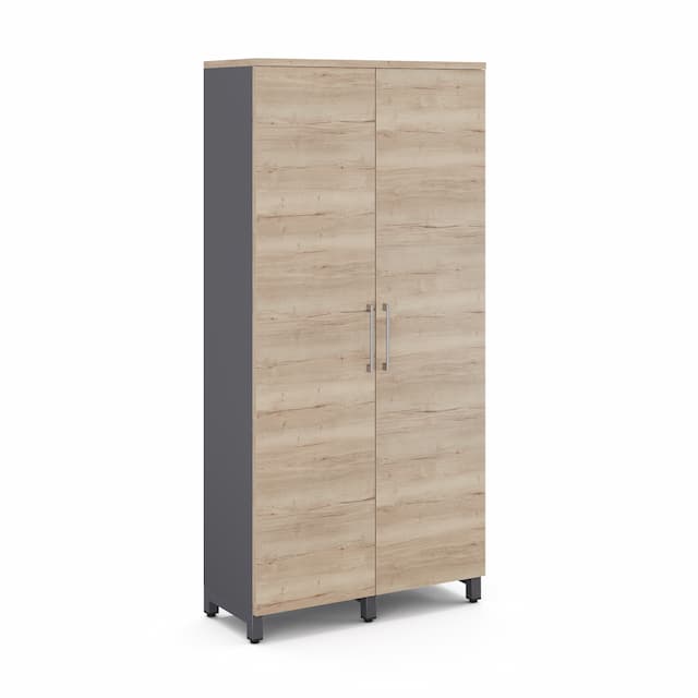 Шкаф распашной Kobor HR/5-90/60/M graphite/natural