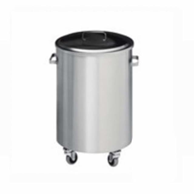 Бак с крышкой металл для мусора Angelo po PCR40